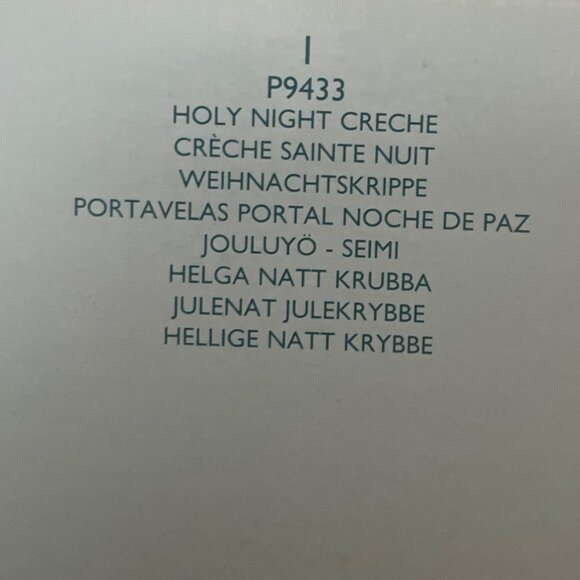 Vtg Partylite Holy Night Creche Nativity Bronze Stable Tealight Votive Holder - Picture 6 of 8